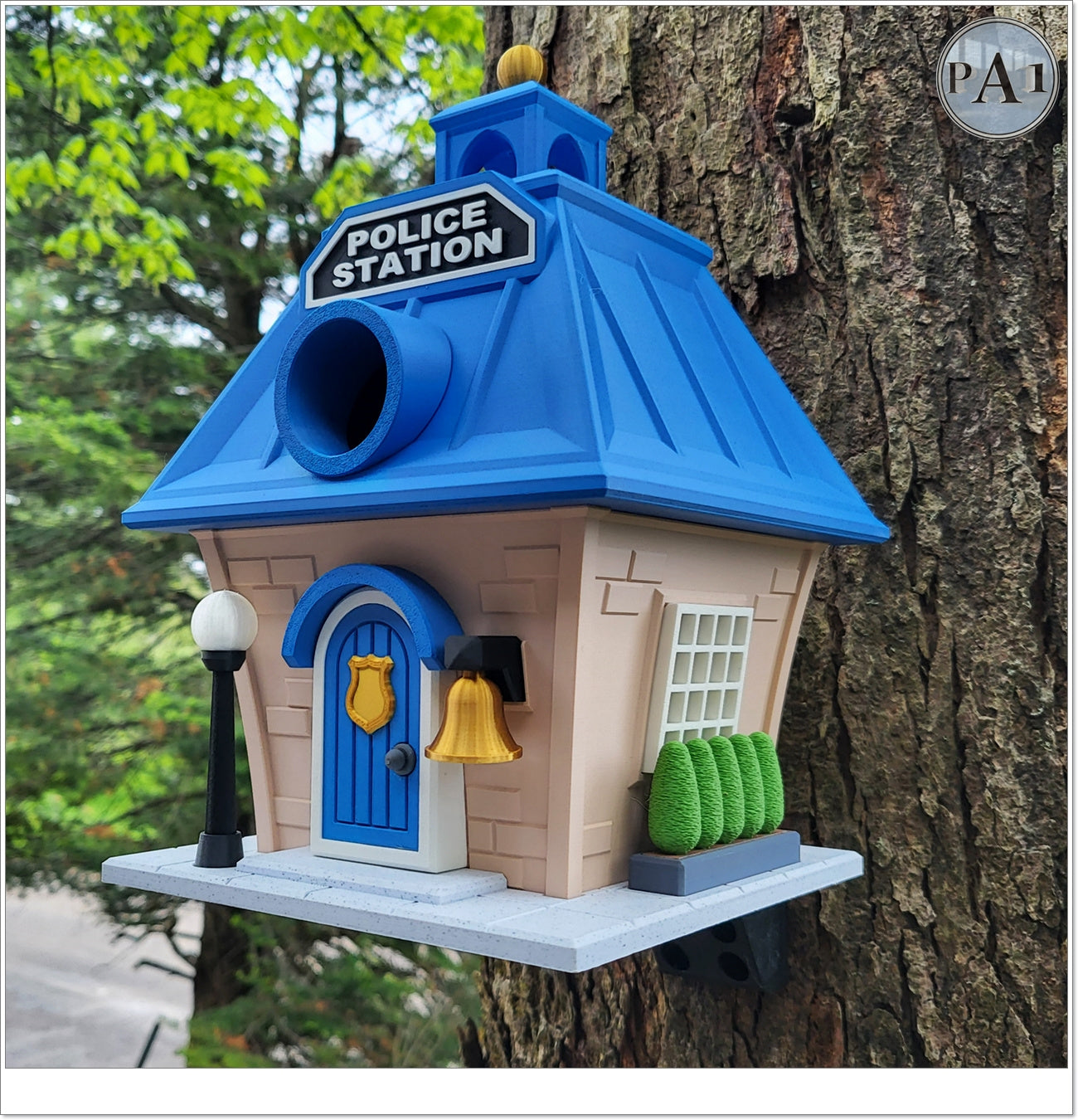Police station bird house