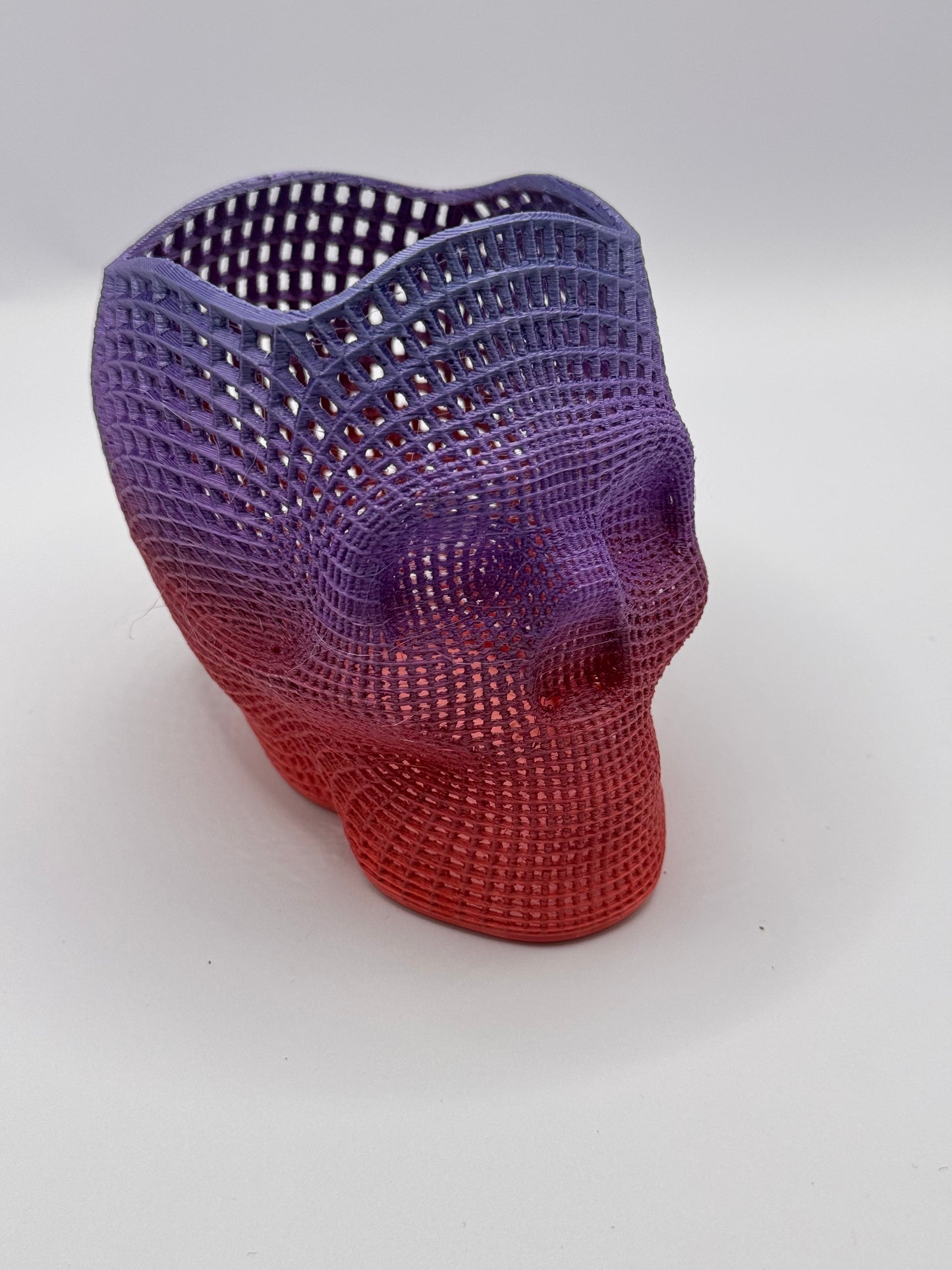 pen holder mesh skull