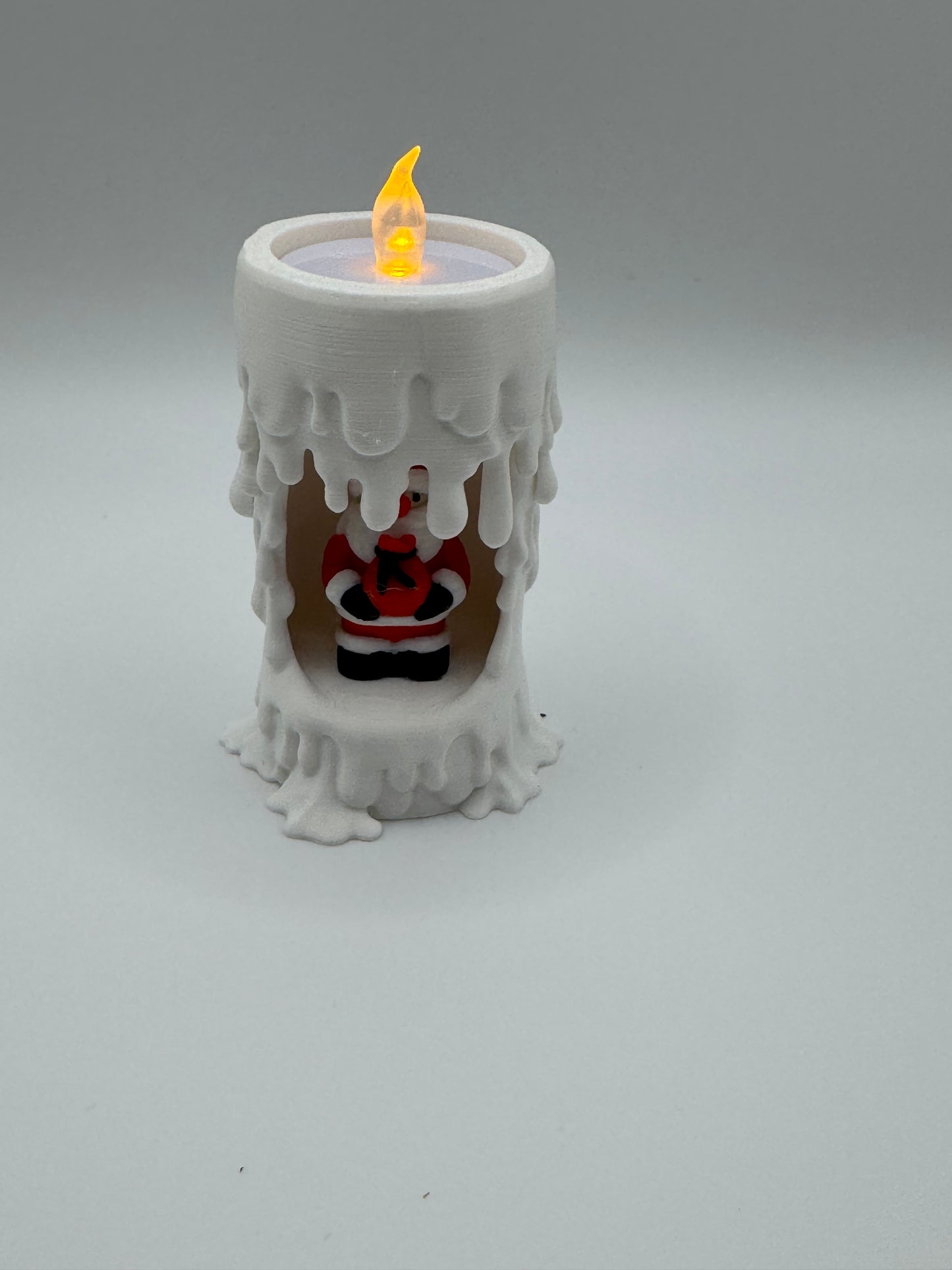 penquin light up candle