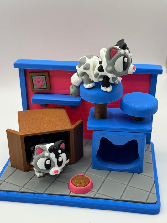 Pocket pets cat play area