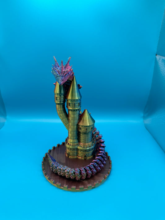 dragon and castle