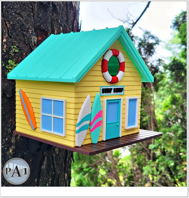 surf shack  bird house