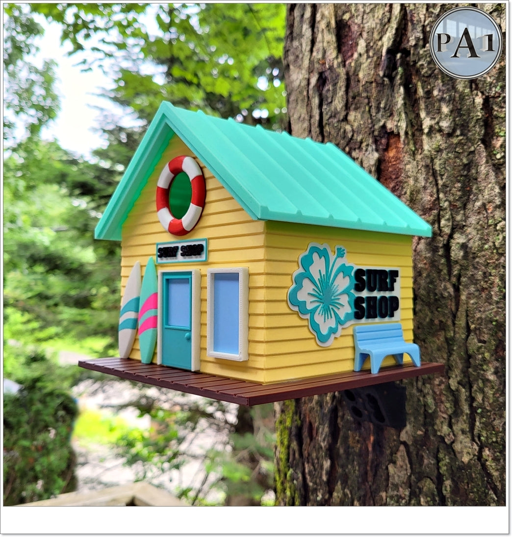surf shack  bird house